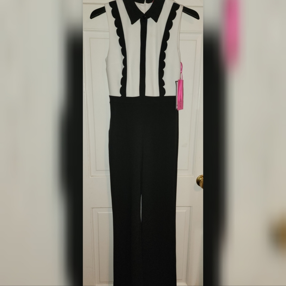 Betsey Johnson Bow-Tie Jumpsuit - Macy's 4 NWT - Picture 2 of 12